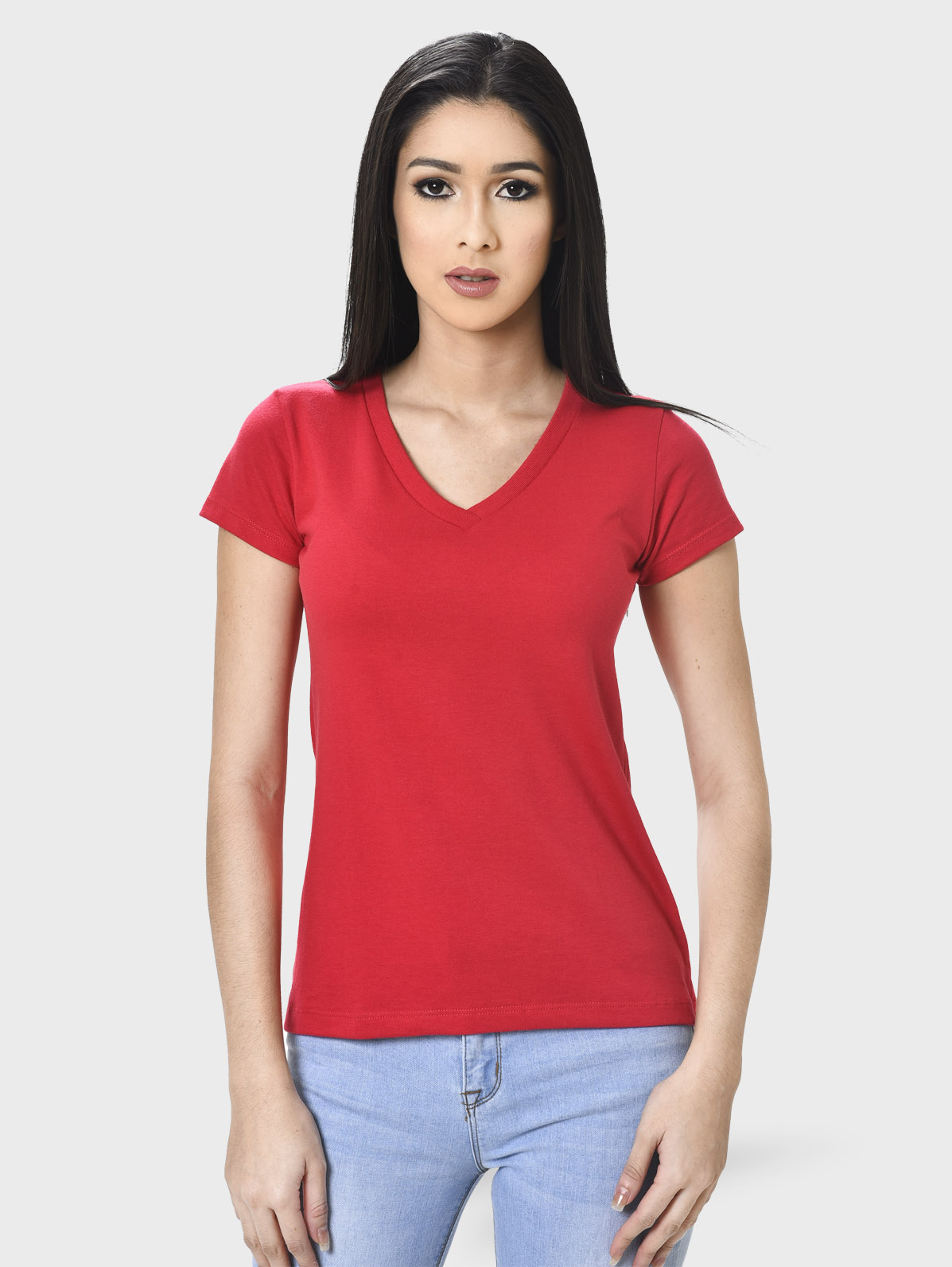 Camiseta cuello mujer