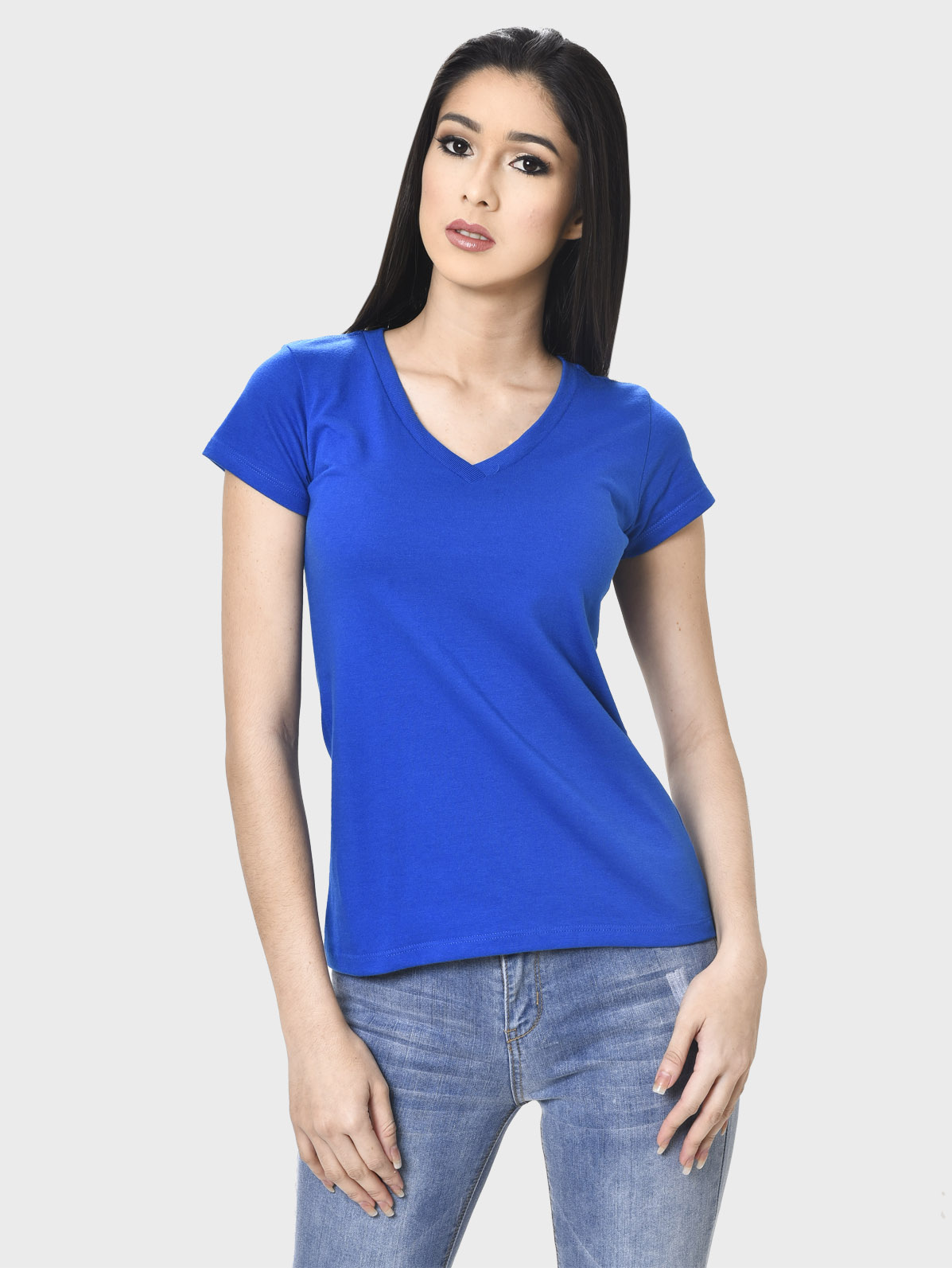 Camiseta v mujer