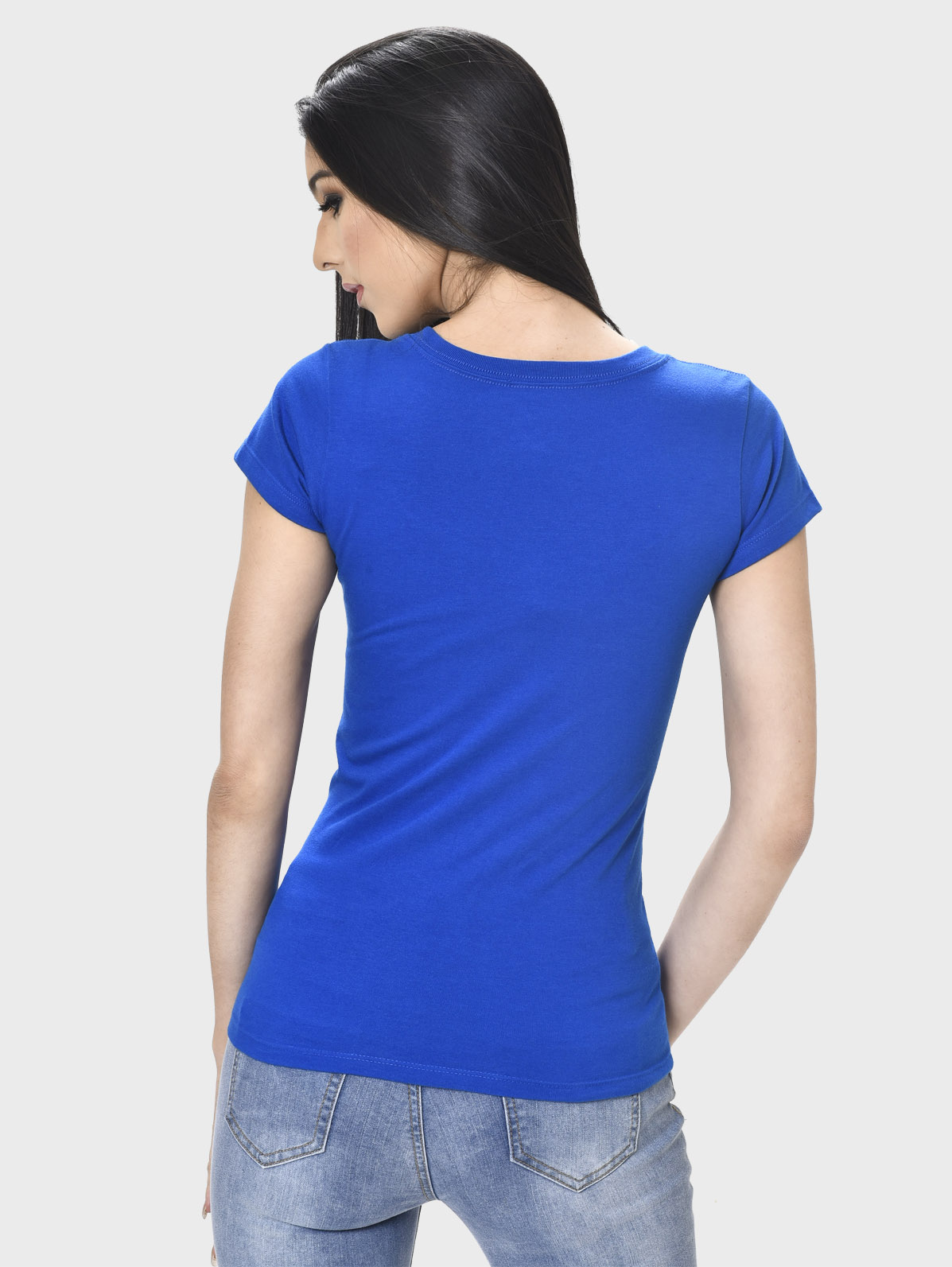 Body Cuello V Azul (Solo talla standar)