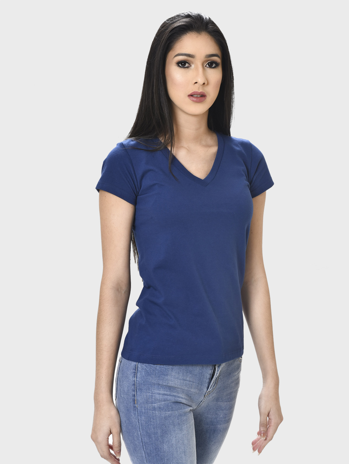 Camiseta v mujer